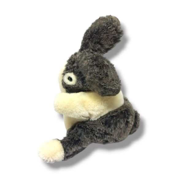 Folkmanis Baby Dutch Rabbit Full Body Hand Plush Puppet-Realistic-Plastic Eyes - Picture 4 of 9